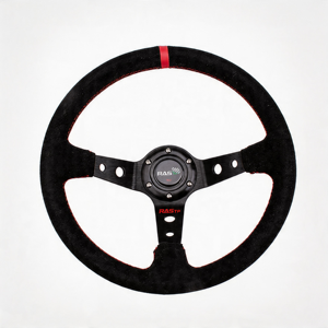 <span class=keywords><strong>Volant</strong></span> de course universel en suède de 14 pouces (345 mm) à fond profond pour simulateur de course, <span class=keywords><strong>drift</strong></span> et dropshipping - Product Image 1