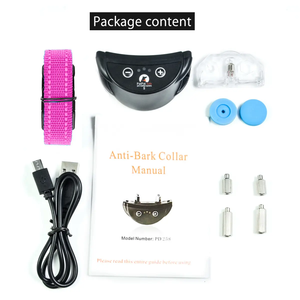 समायोज्य संवेदनशीलता बीप कंपन झटका ऑटो बार्किंग कॉलर प्रशिक्षित कॉलर - Product Image 5