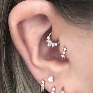 Gioielli minimalisti all'ingrosso <span class=keywords><strong>925</strong></span> in <span class=keywords><strong>argento</strong></span> sterling zircone corpo <span class=keywords><strong>piercing</strong></span> al <span class=keywords><strong>naso</strong></span> borchie - Product Image 2