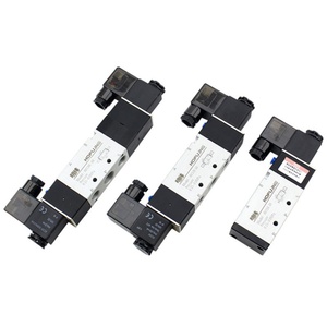 4V Series 5/2 Way 4V310-10 Single Electric <b>Control</b> Solenoid Valve Hofujng - Product Image 2