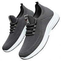 Chaussures de marche décontractées pour hommes, légères, antidérapantes, respirantes, à semelle épaisse, pour l'extérieur, printemps-été