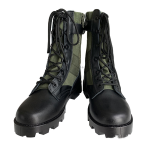 Botas Tácticas TSB910 Personalizadas Verdes Estilo Panamá con Orificios de Ventilación Transpirables - Product Image 6