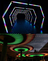 Disko düğün partileri Dj canlı gösteri bar sahne işık tünel Rgb renk değiştiren Led bar
