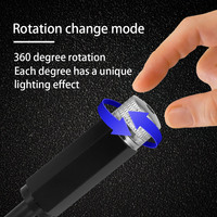 Mini lampe LED USB décoratives réglable, pour l'intérieur de la voiture, lumière changeante entre 6 couleurs, luminaire décoratif d'intérieur, idéal pour un toit, une ambiance Galaxy