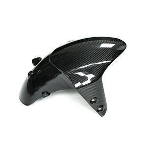 Guardabarros Delantero de Fibra de Carbono Seca 3K ZHONGHONG para Yamaha MT09 2024-2026, Superficie Brillante/Mate, Preperforado, Reemplazo Directo del Guardabarros OEM - Product Image 5