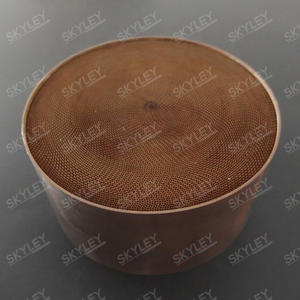 ตัวเร่งปฏิกิริยาไอเสียแบบรังผึ้งโลหะแพลเลเดียมโรเดียมสำหรับรถยนต์เบนซิน ตัวเร่งปฏิกิริยาแบบสามทาง - Product Image 2