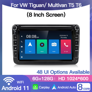 Автомагнитола Android 2Din для <span class=keywords><strong>VW</strong></span> / Volkswagen Tiguan/Transporter Und Multivan <span class=keywords><strong>T5</strong></span> T6 Радио мультимедийный плеер навигация Carplay BT - Product Image 3