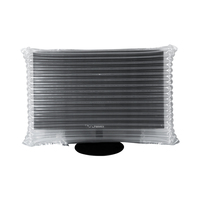 Sac de protection gonflable pour écran d'ordinateur avec colonnes d'air et coussinets à bulles, antichoc, en PE, pour emballage logistique