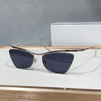 Lunettes de soleil de haute qualité pour hommes et femmes, lunettes de soleil classiques punk de luxe, lunettes de créateur en acétate et titane, vacances