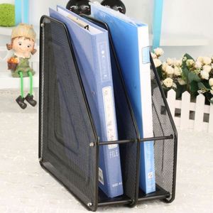 Metal Mesh 2 Tiers Magazine Holder Document <b>File</b> <b>Organizer</b> for Office School Supplies Cute Desk <b>Organizer</b> Hot Desk <b>Organizer</b> - Product Image 2