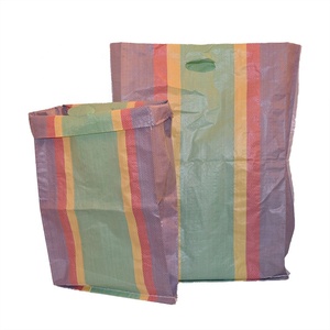 Precio barato bolsas tejidas pp laminado colorido logotipo personalizado bolsas de compras de plástico - Product Image 1