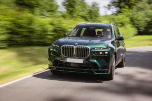 สำหรับ BMW X7 G67 อัพเกรดด้วยชุดแต่งคาร์บอนไฟเบอร์ ประกอบด้วยดิฟฟิวเซอร์กันชนหน้า สปอยเลอร์ และสเกิร์ตข้าง - Product Image 3