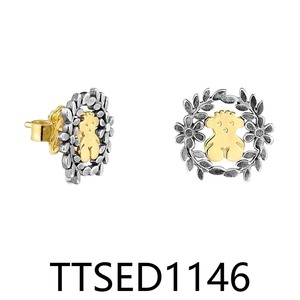 <span class=keywords><strong>Orecchini</strong></span> Pendenti Vintage in Ottone con Zirconi a Forma di Orso, Disponibili in Diversi Stili - Product Image 3