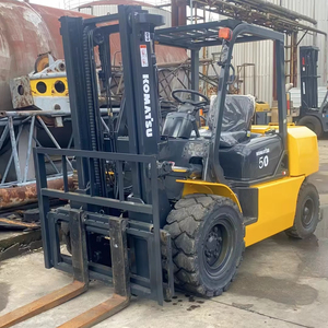 Second-Hand Komatsu FD 50 Diesel Forklift 5 Ton Japanese <b>Used</b> Internal Combustion Forklift for Sale with 6 Months warranty - Product Image 1