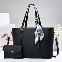 Juego de 2 Bolsos Grandes con Pañuelo, Bolsos de Mano con Cartera, 1 Juego de Bolsos de Hombro para Oficina, Bolsos para Mujer