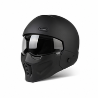 Casque de moto intégral rétro Scorpion 3C DOT, personnalisé unisexe toutes saisons pour le tourisme