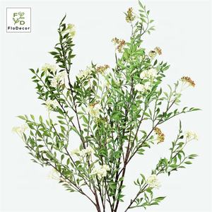 Decoración Otoñal, Ramas Artificiales de <span class=keywords><strong>Nandina</strong></span> con Flores y Bayas - Product Image 1