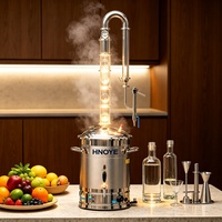 Penyuling Hidrosol Tembaga Murni 50L Ekstraksi Uap untuk Mawar Lavender Chamomile