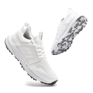 <span class=keywords><strong>Chaussures</strong></span> <span class=keywords><strong>de</strong></span> <span class=keywords><strong>golf</strong></span> transfrontalières pour hommes et femmes, respirantes, à bouton rotatif, modèle X70, en maille, pour couple, décontractées et sportives - Product Image 1