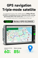 BQCC 2Din 7 "Android Car Player Octa Core Radio Ventilador de refrigeración Carplay GPS DSP WIFI 4G Autoradio Monitor de coche para coche universal