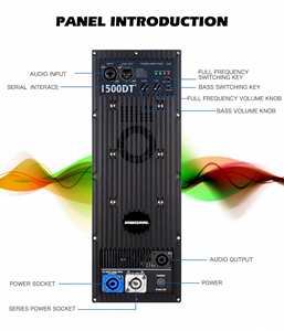Módulo Amplificador de Potencia con Logotipo Gratuito para Altavoz, Amplificador de Potencia de 1000w con BT USB, Módulo Amplificador de Potencia Clase D 1500DT - Product Image 6