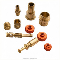 Pièces CNC, prototypage rapide en métal, usinage CNC personnalisé, billes en laiton filetées solides résistantes à la corrosion pour laboratoire