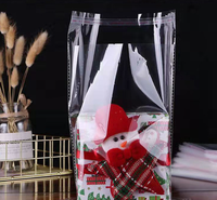 Sac en papier BOPP transparent recyclable avec impression de logo personnalisable pour l'emballage des produits