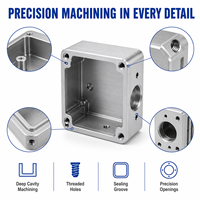 Boîtier de protection en aluminium CNC de précision sur mesure pour équipements industriels, systèmes électroniques et d'automatisation