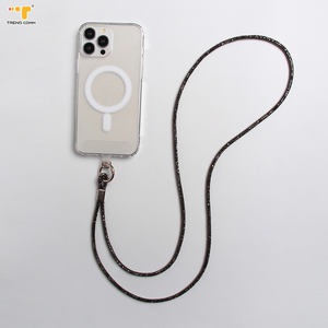 Lanière de téléphone <span class=keywords><strong>portable</strong></span> légère en polyester avec boucle métallique, sangle de poignet <span class=keywords><strong>portable</strong></span>, <span class=keywords><strong>collier</strong></span> suspendu 12 cm pour <span class=keywords><strong>iPhone</strong></span> - Product Image 5