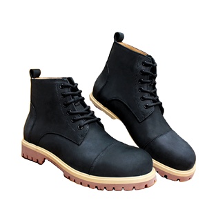 Nouvelles chaussures décontractées en cuir pour l'automne, botte en cuir Oxford personnalisable pour hommes et étrangers - Product Image 1