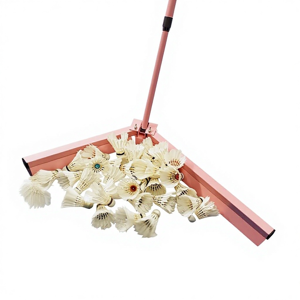 Aidibao S-02 Badminton Ball Collector Folding Design No-Bending Required Special Ball Collecting Tool for Gymnasium Training