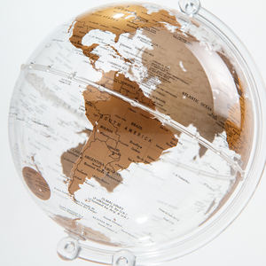 Carte de globe du monde en acrylique coloré Offre Spéciale avec support en métal pour l'utilisation de l'école de géographie du globe terrestre - Product Image 5