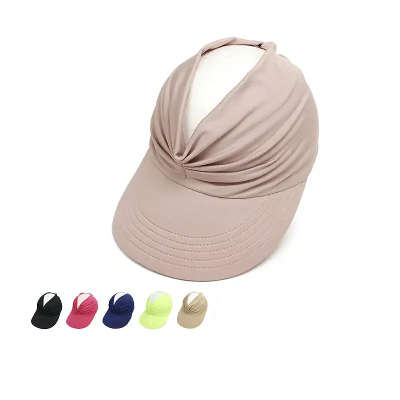 AI-MICH Chapeau de pare-soleil vierge personnalisé Visière en plastique de protection UV pour enfants pour la plage et le sport Chapeau de visière en gros