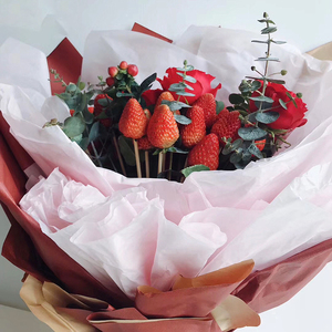 High Quality Thickening Flower Packing <strong>Paper</strong> <strong>Orange</strong> Cake Flower Packing <strong>Paper</strong> - Product Image 5