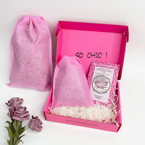 Vente en gros bon marché de sac cosmétique non tissé avec logo personnalisé paquet de voyage avec cordon sac à poussière en tissu non tissé pour cadeaux - Product Image 2