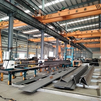 Bâtiment préfabriqué en structure métallique industrielle, atelier et entrepôt à ossature en acier haute résistance pour usine