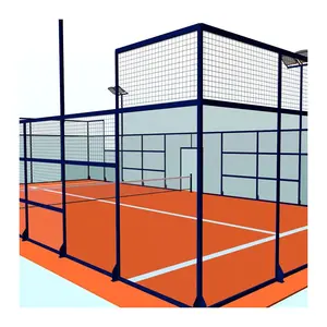 JS Factory direttamente alta qualità singolo Padel Court panoramico Padel campi da paddle prezzo