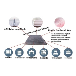 Trắng Faux Fur Thảm Da Cừu Tùy Chỉnh Thực hiện Tiêu Chuẩn Phòng Khách Khu Vực Bọc Chống Vết ố Thảm Cho Hộ Gia Đình Sử Dụng - Product Image 2