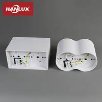 Spot LED carré en aluminium GU10 à montage en surface pour plafond intérieur, idéal pour la maison, le bureau et les magasins