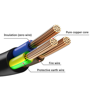 Chất lượng cao bán buôn <span class=keywords><strong>EU</strong></span> tiêu chuẩn VDE châu Âu điện cắm cáp 2 Pin Châu Âu cắm AC dây nguồn cho máy tính - Product Image 2