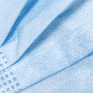 Haixin หน้ากากอนามัยทางการแพทย์แบบมีสายคล้องหูผ้าใยสังเคราะห์มืออาชีพหน้ากากอนามัย3ชั้นแบบกำหนดเองหน้ากากอนามัยสีฟ้า - Product Image 5