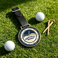 Étiquette magnétique pour sac de golf OEM, double face, logo personnalisé, étiquette pour sac de golf