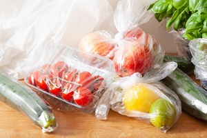 Food Fresh HDPE LDPE Star Seal Recyclable Clear Plastic Produce <b>Bags</b> for Supermarket Exhibition Customized Thickness Size - Product Image 3