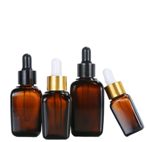 Flacons compte-gouttes en verre ambré de 15 ml avec bouchons noirs - Idéal pour les huiles essentielles et les sérums - Product Image 6