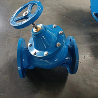 Vanne de régulation hydraulique automatique à triple fonction, anti-retour et équilibrage de débit, port 4 pouces, pression 10-50 bars, modèle Juniu JHL pour