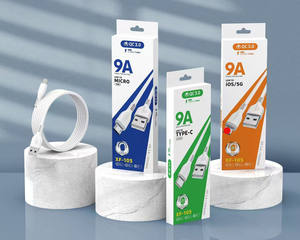 Miglior venditore XF-105T ricarica rapida tipo C cavo USB USB-C ricarica rapida telefono cellulare linea dati 9A PVC cavo dati - Product Image 1