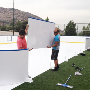 Dalles de glace synthétique ZSPE recyclables, sans pollution, sans bruit, pour la location d'événements et les patinoires éphémères, dalles de glace pour hockey - Product Image 4