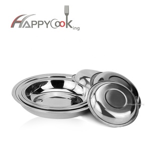 Nhà Máy Trực Tiếp Tại Trung Quốc Phục Vụ Thanh Lịch Đánh Bóng Thép Không Gỉ Trái Cây Tấm Khay Tổ Chức Sự Kiện Kích Thước Có Sẵn Với Mô Hình Nhà Máy - Product Image 2