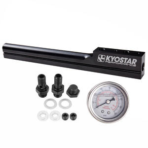 Untuk Honda D-series D15B7 D15B8 D16A6 D16Z6 Kit Rel Bahan Bakar Hitam Aluminium - Product Image 1