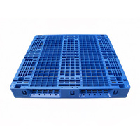 Palette en plastique solide HDPE Euro empilable, emboîtable, recyclable, robuste, pour le transport et le stockage en entrepôt